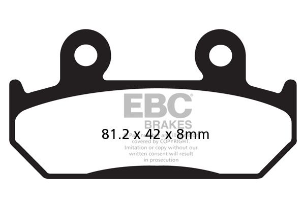 

Тормозные колодки EBC FA121HH для мотоциклов