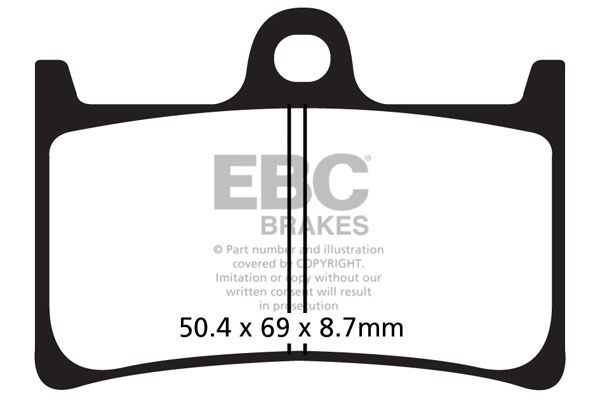 

Тормозные колодки EBC FA252HH для мотоциклов