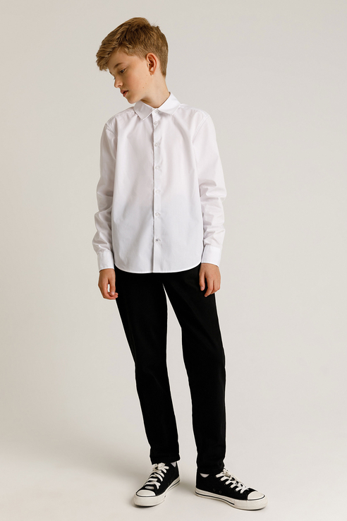 

Брюки детские Sela цв. черный р.146, 8090715490