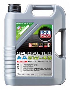 фото Моторное масло liqui moly special tec aa diesel 5w40 5 л