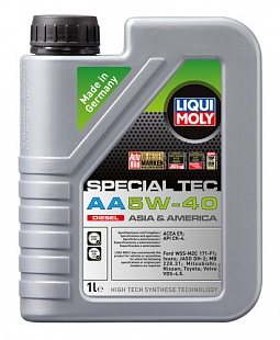 фото 21330 liquimoly нс-синт. мот.масло special tec aa diesel 5w-40 ck-4 e9 (1л) liqui moly