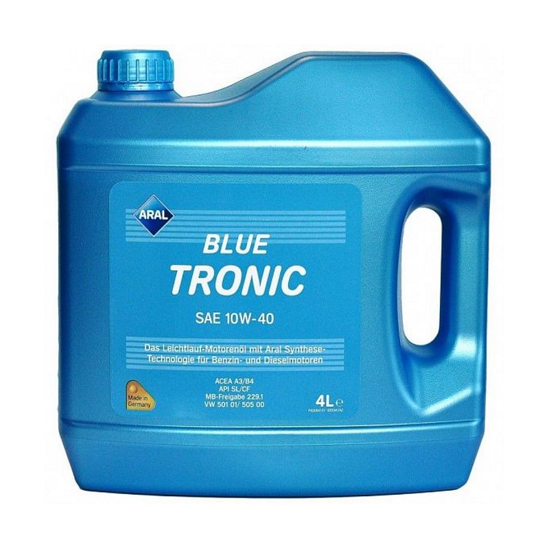Моторное масло ARAL Blue Tronic 10W40 4л