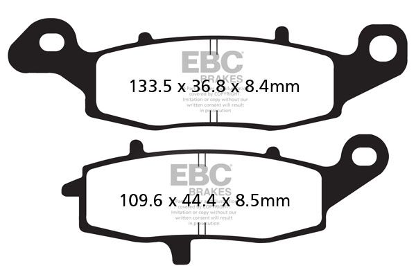 

Тормозные колодки EBC FA231HH для мотоциклов