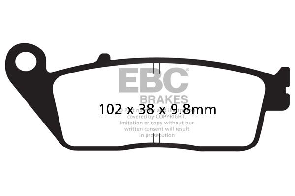 

Тормозные колодки EBC FA196HH для мотоциклов
