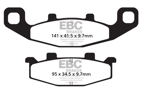 

Тормозные колодки EBC FA129R для мотоциклов