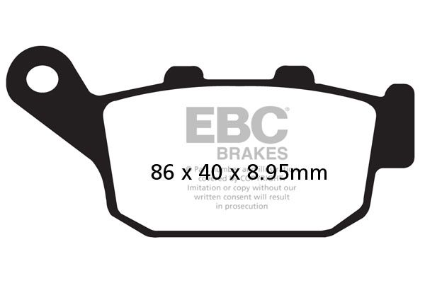 фото Тормозные колодки ebc fa496hh для мотоциклов ebc brakes