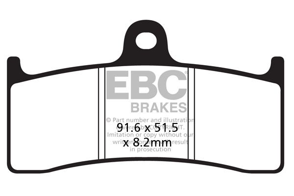 фото Тормозные колодки ebc fa424hh для мотоциклов ebc brakes