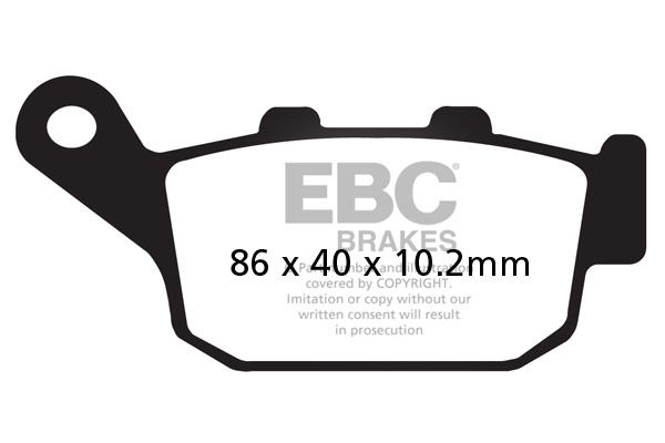 фото Тормозные колодки ebc fa140hh для мотоциклов ebc brakes