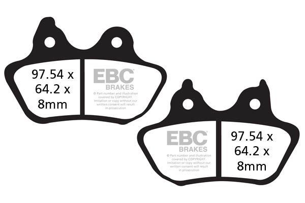 

Тормозные колодки EBC FA434 для мотоциклов