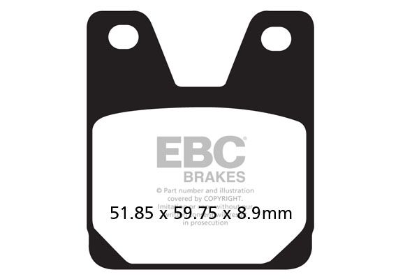 фото Тормозные колодки ebc fa267hh для мотоциклов ebc brakes