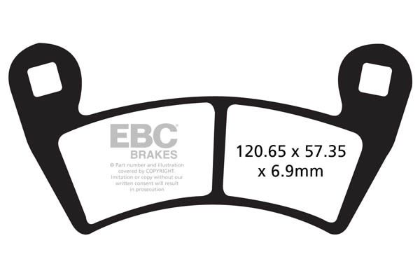 фото Тормозные колодки ebc fa452r для мотоциклов ebc brakes