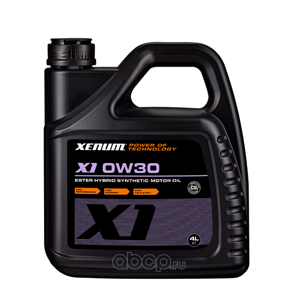 Моторное масло Xenum X1 C3 0W30 4 л