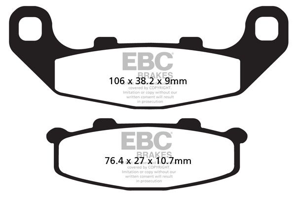 

Тормозные колодки EBC FA141 для мотоциклов