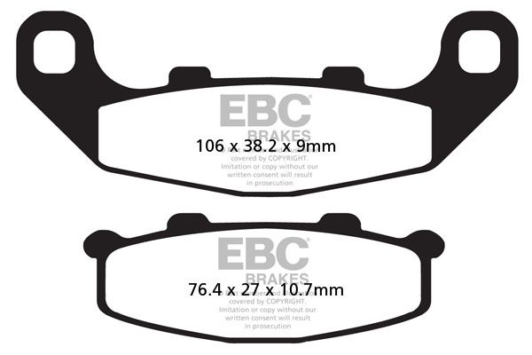 Тормозные колодки EBC FA141 для мотоциклов