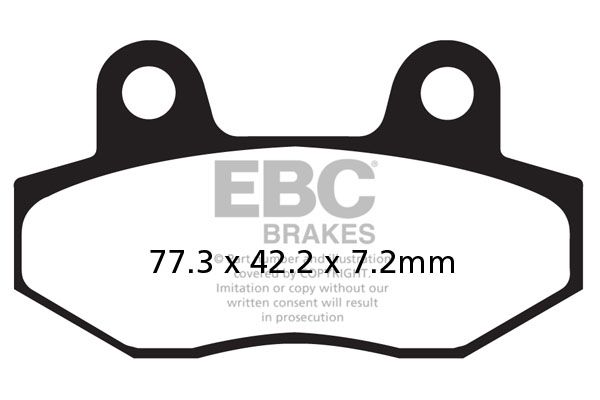 

Тормозные колодки EBC FA086 для мотоциклов