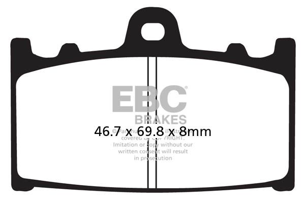 фото Тормозные колодки ebc fa158hh для мотоциклов ebc brakes