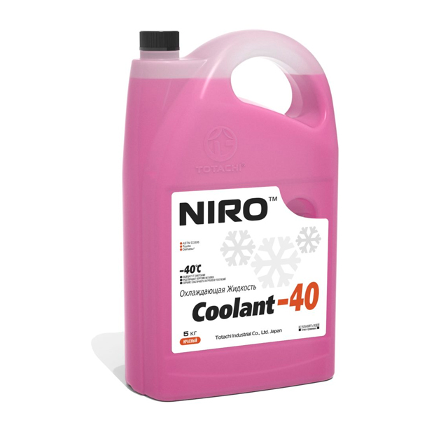 фото Охлаждающая жидкость niro coolant red -40c 1кг totachi