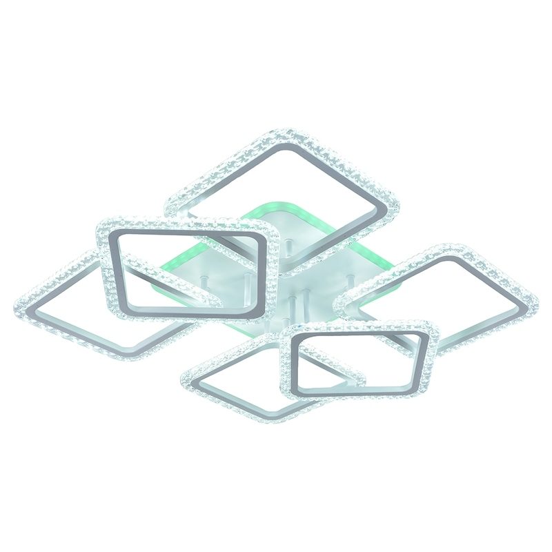 фото Светодиодная люстра 18029/6 wht 168w+11w rgb profit light
