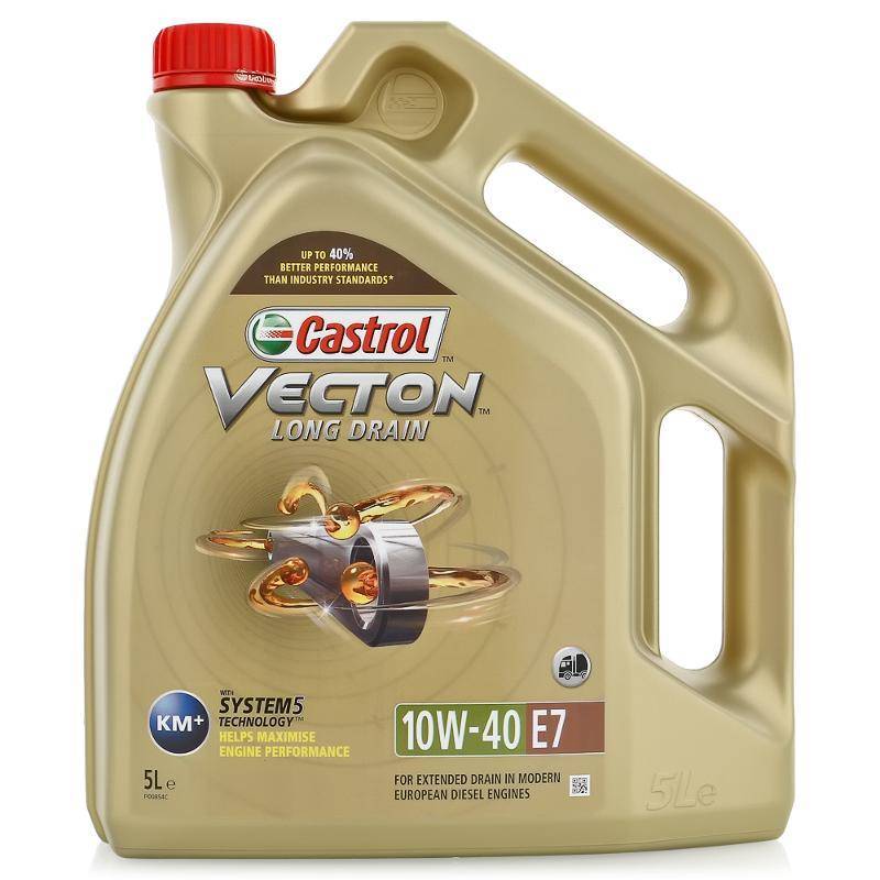 фото Моторное масло castrol vecton long drain e7 157aef/15b358 10w40 5 л
