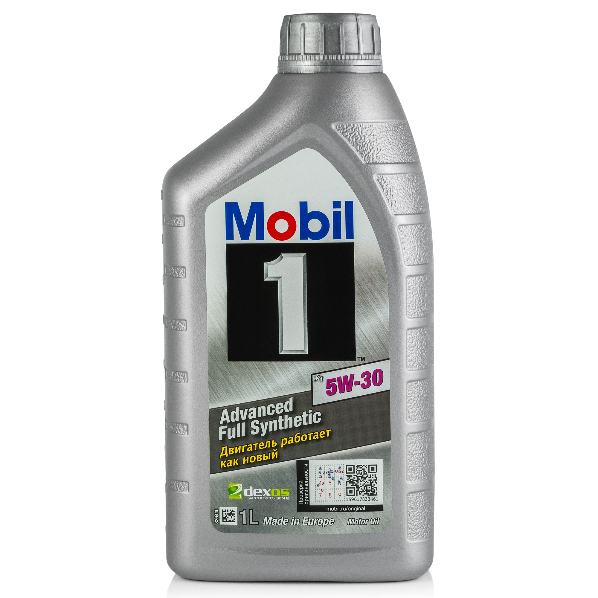 фото Моторное масло mobil 1 x1 5w30 синтетическое 1 л 154805/152722