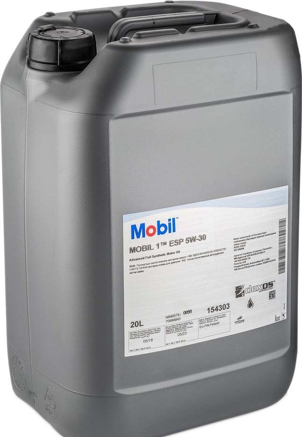 фото Моторное масло mobil 1 x1 5w30 синтетическое 20 л 154803