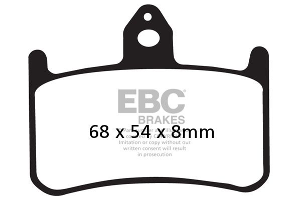 фото Тормозные колодки ebc fa187hh для мотоциклов ebc brakes