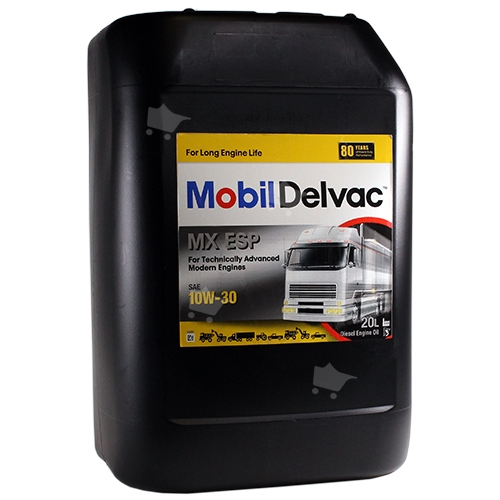 фото Mobil 153855 моторное масло mobil delvac mx esp 10w30 минеральное 20 л 153855