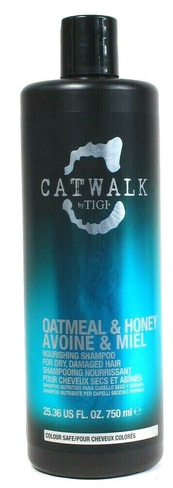 Шампунь TIGI CATWALK OATMEAL&HONEY для питания сухих и ломких волос 750 ml шампунь tigi catwalk oatmeal