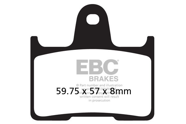 фото Тормозные колодки ebc fa254hh для мотоциклов ebc brakes