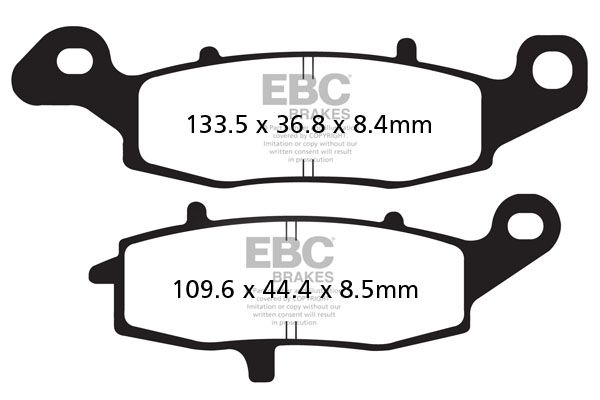 

Тормозные колодки EBC FA231 для мотоциклов