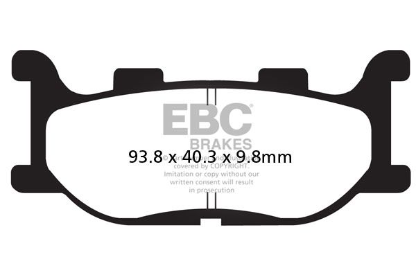 фото Тормозные колодки ebc fa199hh для мотоциклов ebc brakes