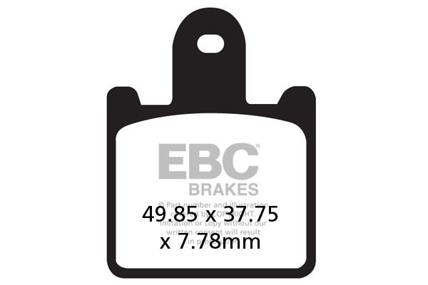 фото Тормозные колодки ebc fa417/4hh для мотоциклов ebc brakes