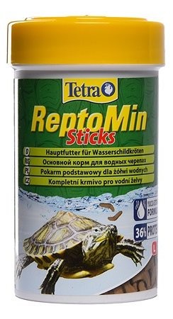 фото Корм для рептилий tetra reptomin sticks в виде палочек для водных черепах, 100мл