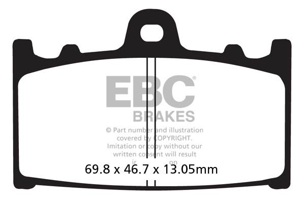 фото Тормозные колодки ebc fa366hh для мотоциклов ebc brakes