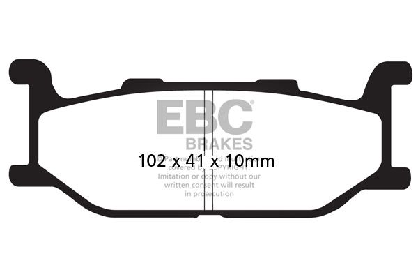 

Тормозные колодки EBC FA179HH для мотоциклов