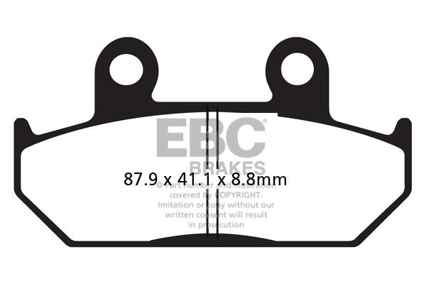 

Тормозные колодки EBC FA124/2HH для мотоциклов