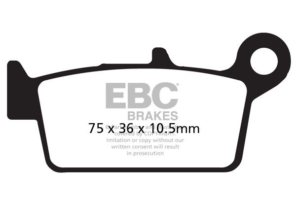 

Тормозные колодки EBC FA131R для мотоциклов