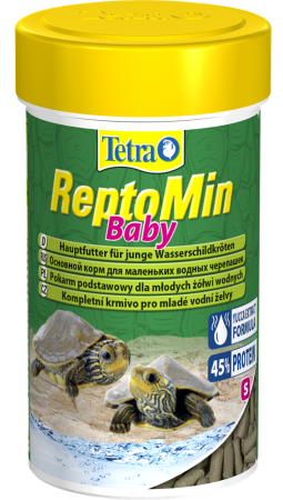 фото Корм для рептилий tetra reptomin baby для молодых водных черепах, 100мл