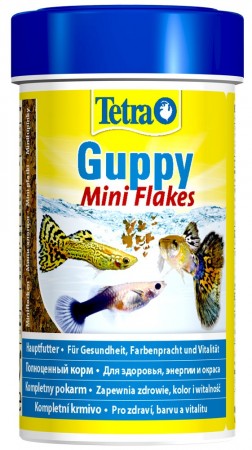 Корм  для гуппи Tetra Guppy Mini Flakes. хлопья мини. 100 мл с доставкой на Markets-Plus.Ru. Порадуйте себя и своих близких!