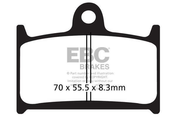 фото Тормозные колодки ebc fa236hh для мотоциклов ebc brakes