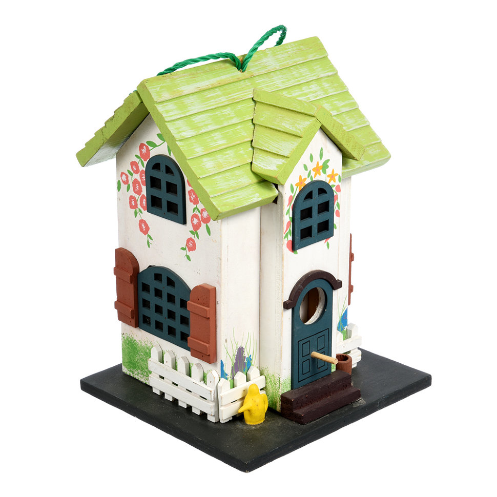 

Скворечник для птиц Blumen Haus Коттедж, 16х17х22 см, Коттедж