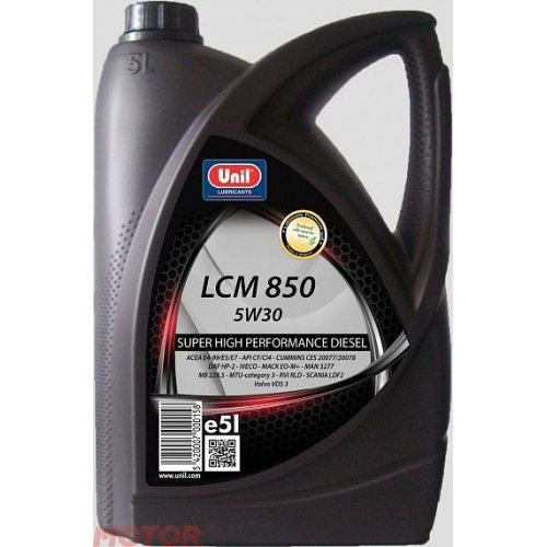 фото Unil unil моторное масло lcm 850 5w30 (5l)