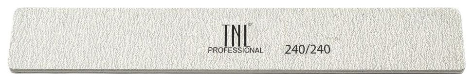 Пилка широкая TNL Professional 10-17, 240/240, Серый пилка наждак классика на деревянной основе абразивность 180 10 см фасовка 50 шт серый