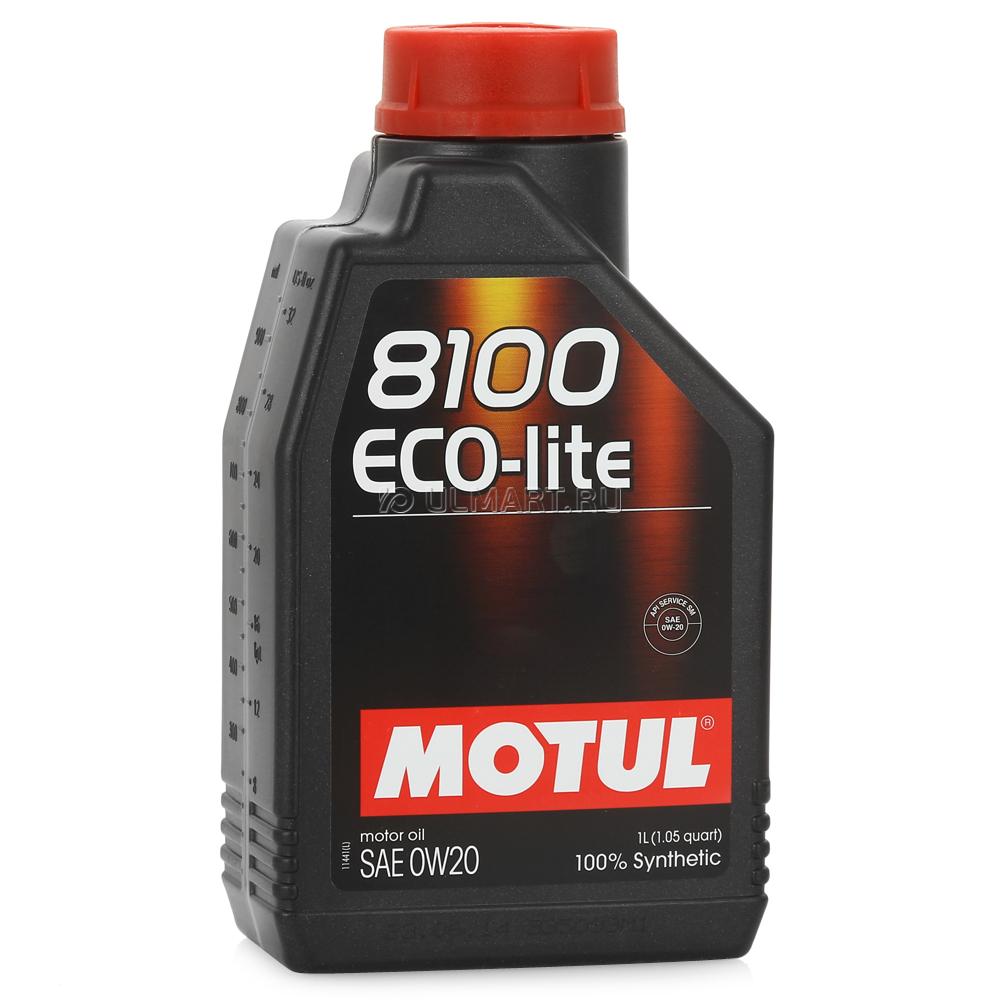 Моторное масло Motul 8100 Eco-Lite 108534 0W20 1л