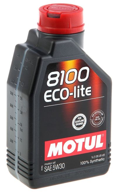 фото Motul моторное масло motul 8100 eco-lite 5w30 синтетическое 1 л 108212