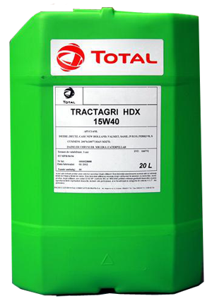 фото Моторное масло total tractagri hdx 15w40 208 л