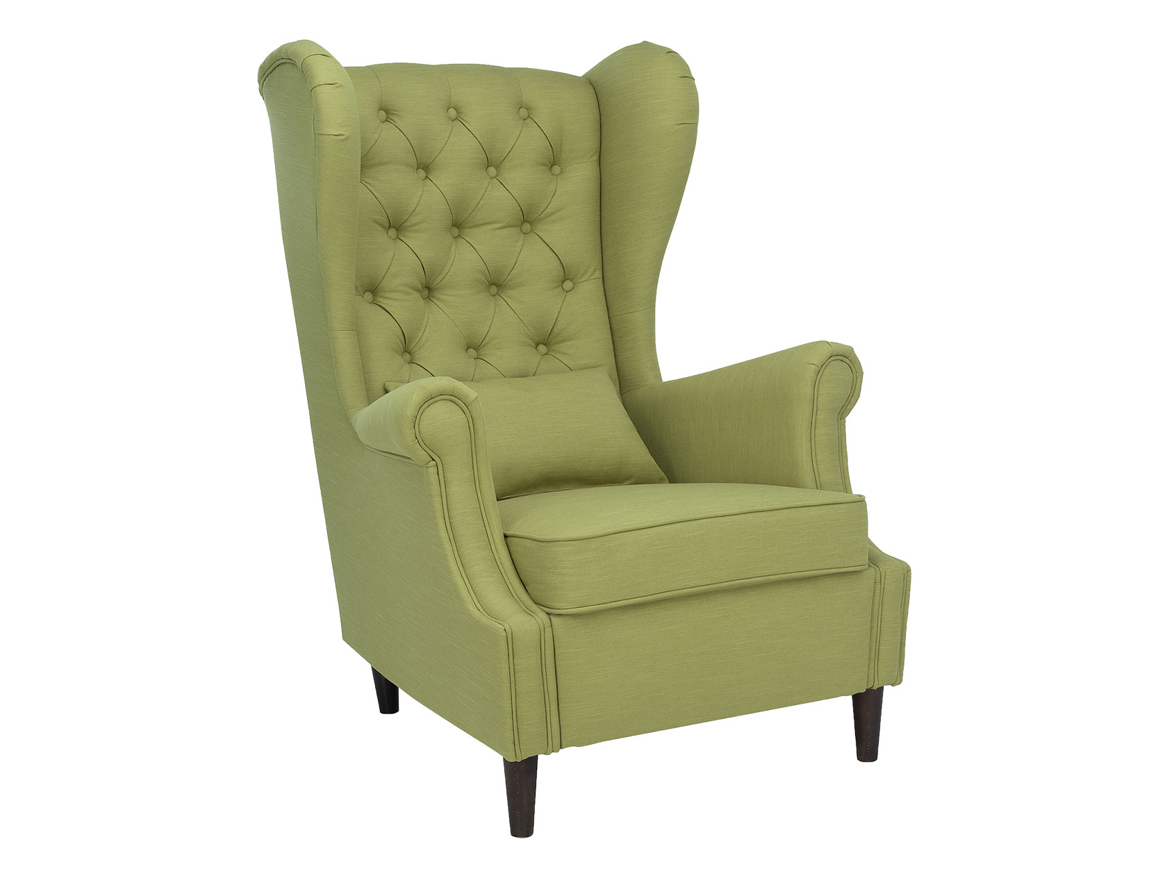 фото Кресло мебель импэкс винтаж, зеленый/коричневый