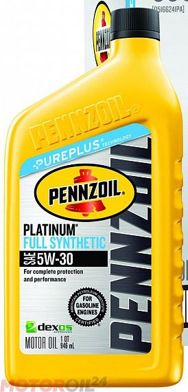 фото Моторное масло pennzoil ultra platinum full synthetic motor oil 5w30 0,946 л