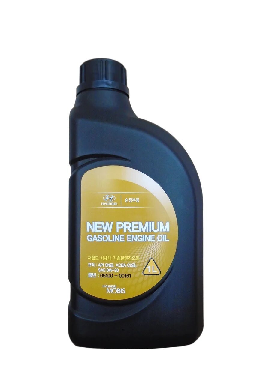 фото Моторное масло kia new premium gasoline engine oil 0w20 1 л