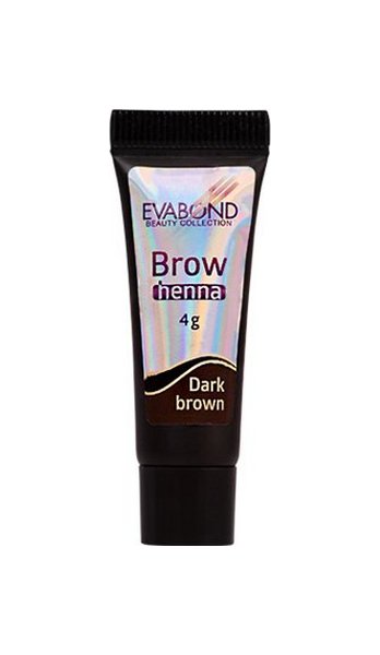 

Хна для бровей EVABOND Beauty Collection Brow Henna 02 Темно-коричневая 4 г